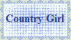 Country Girl Stamp