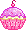 Cute Cupcake Pixel Bullet by Nerdy-pixel-girl