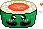 Pixel Sushi With a Mustache