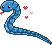 Blue Snake Pixel