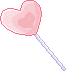 Heart Lollipop Pixel