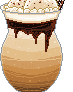 Iced Coffee With Icecream Pixel