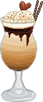 Iced Coffee With Icecream Pixel by Nerdy-pixel-girl