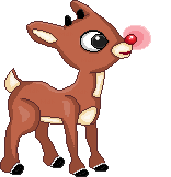 Rudolph The Red Nosed Reindeer Pixel