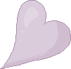 F2U Pixel Heart Purple Gray