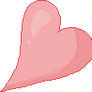 F2U Pixel Heart Peach