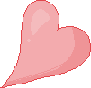 F2U Pixel Heart Peach