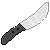 Sparkly Black Knife Icon F2U