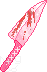 Pink Bloody Knife F2U by Nerdy-pixel-girl