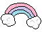 Mini Rainbow F2U by Nerdy-pixel-girl