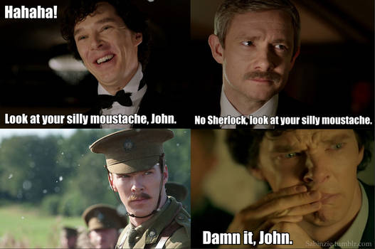 Sherlock Moustache
