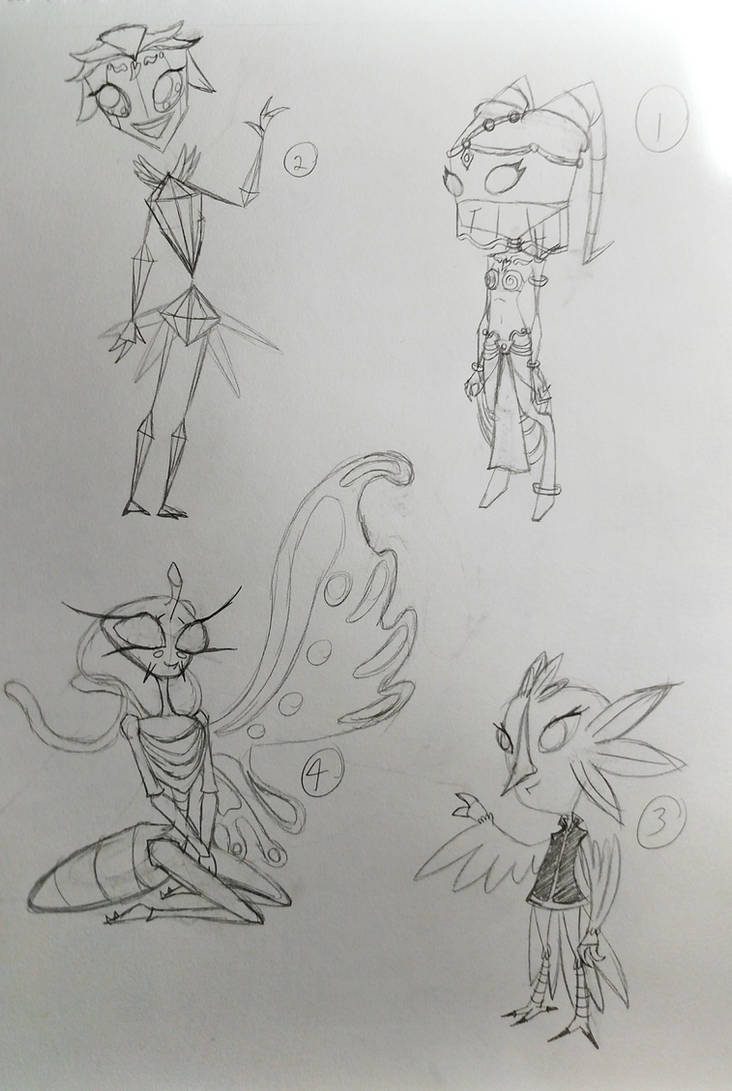 Mer Redesigns Pt.2 (Different Races) by FoxToddandTeller on DeviantArt