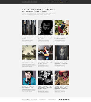 How to make it in tech blog, newsreel page