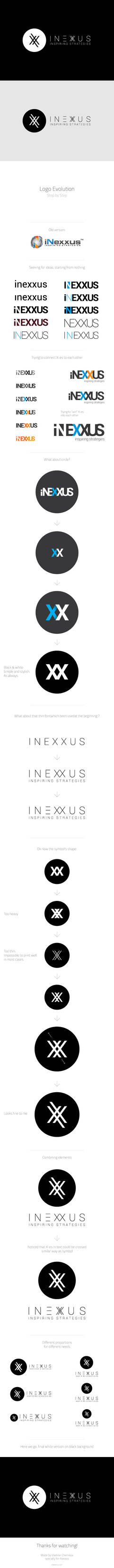 iNexxus. Making the Logo. Step by Step.