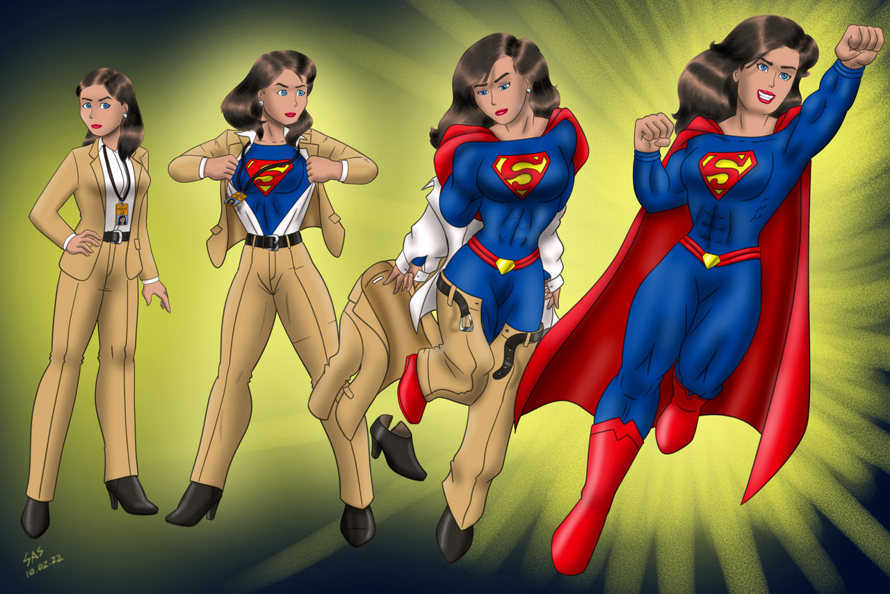 Commission: Lois to Superwoman by QKStudios on DeviantArt