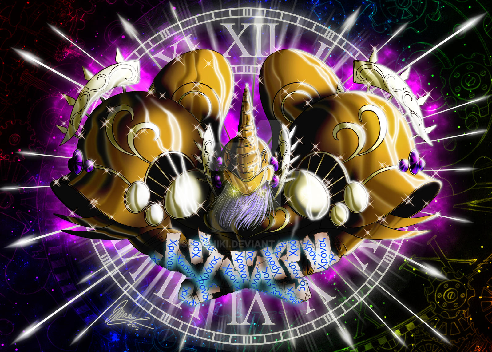 Kasios God Kairos, the ancient God of Istant by Sekishiki on DeviantArt