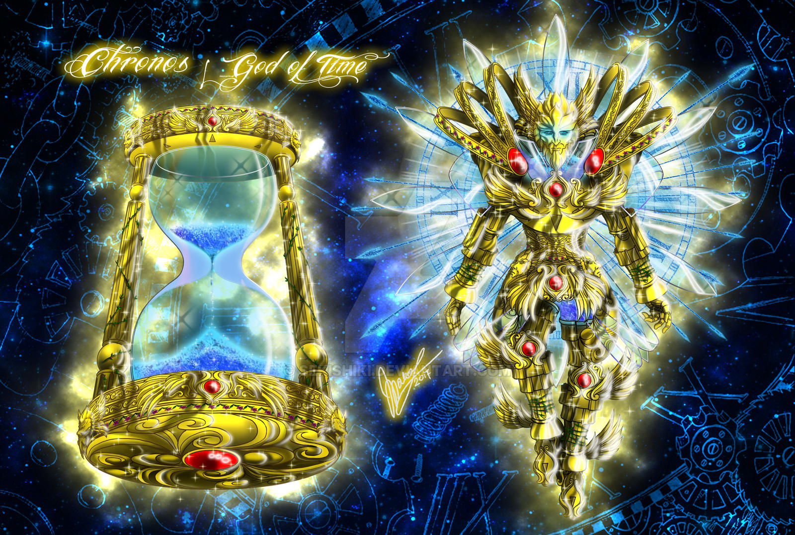 Chronos Writing Chronos, the ancient God of Time - War mode by Sekishiki on DeviantArt