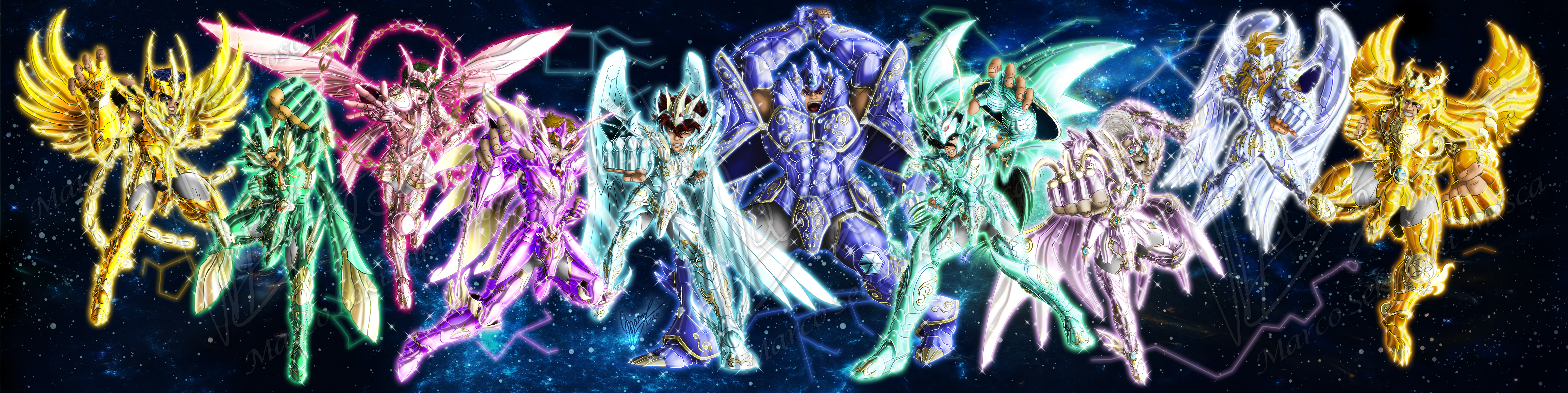 Saint Seiya Omega-Gold Saints by pegaso898 on DeviantArt