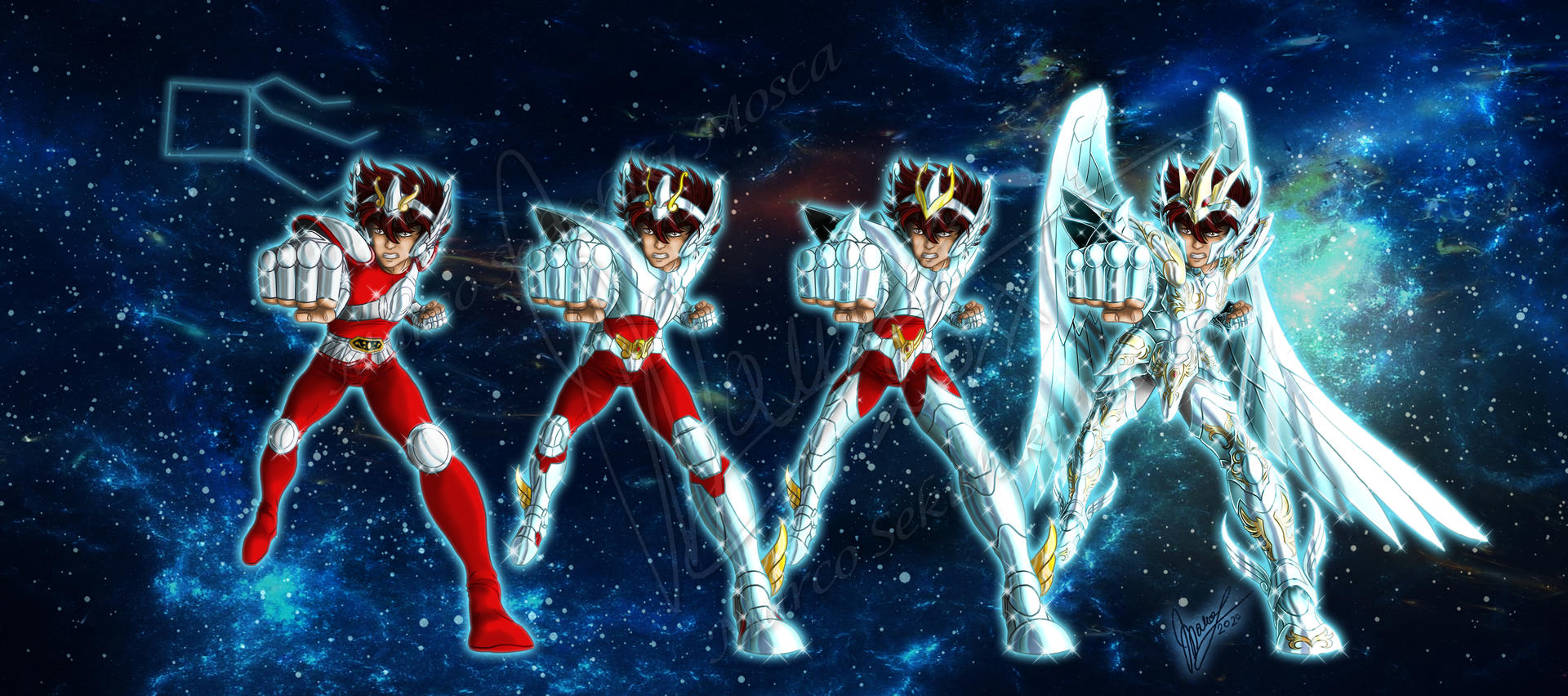 Pegasus Seiya, cloth evolution by Sekishiki on DeviantArt