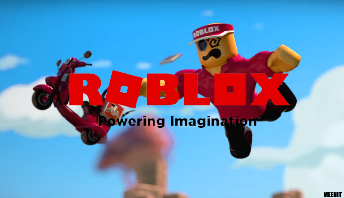 New 2017 Roblox Logo Wallpaper 1 Flying Worker By Meenit On Deviantart - red and blue roblox logo