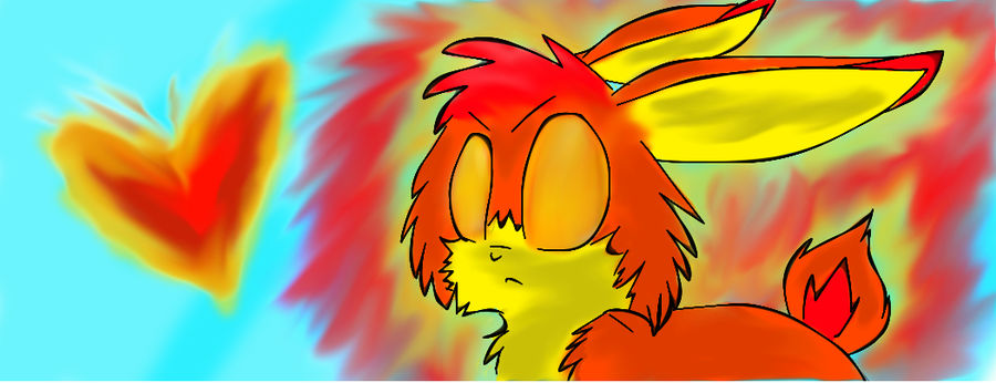 Fire Rabbit Character fire bunny by whalecat44 on DeviantArt