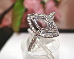 Semi-Mount Diamond Ring (View 2)