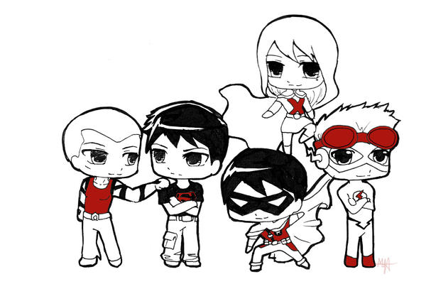 Young Justice Chibis