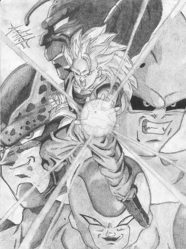 Majin Vejita Vs Majin Boo by LuffyWKF on DeviantArt