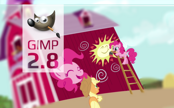 Gimp Pinkie Pie custom Splash screen 2