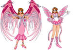 Fairy Senshi + Angel Jennifer by LavenderSeaFairy