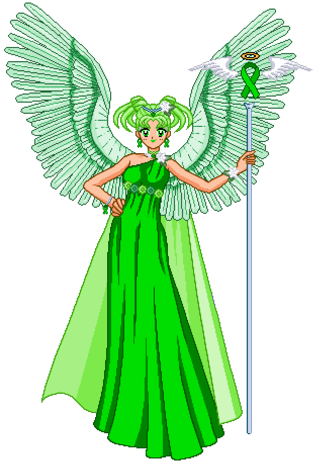 Green Ribbon Awarness Angel