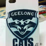 Geelong Cats phone cover.