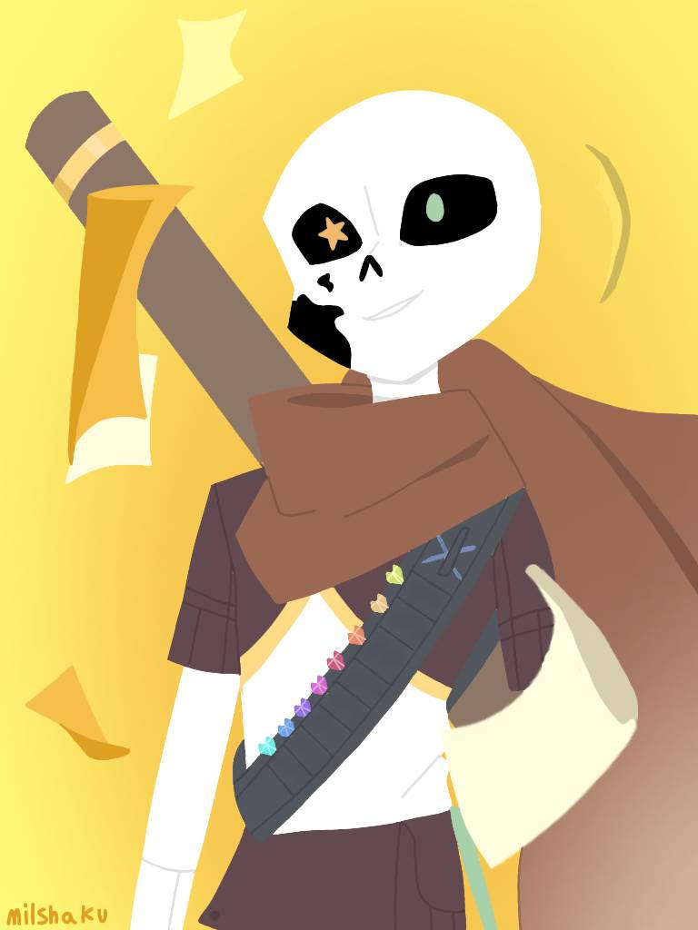 Ink Sans by milskaku on DeviantArt