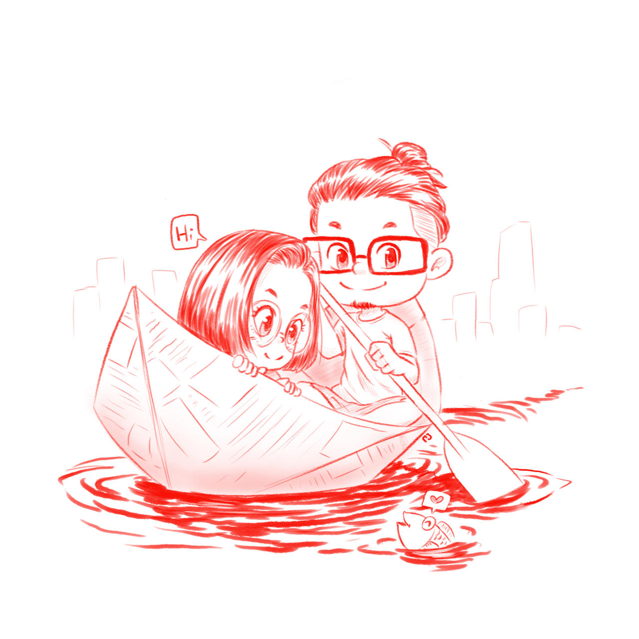 Paper-boat-1 by najackcartoonart on DeviantArt