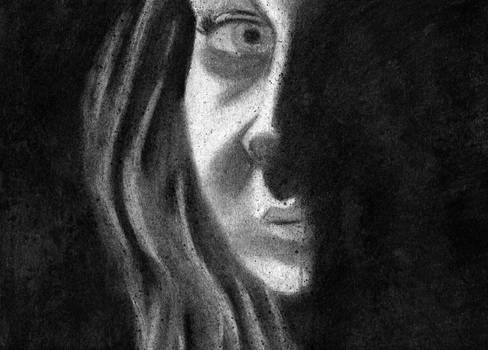 Charcoal Self-Portrait