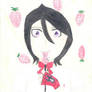 Rukia with candy