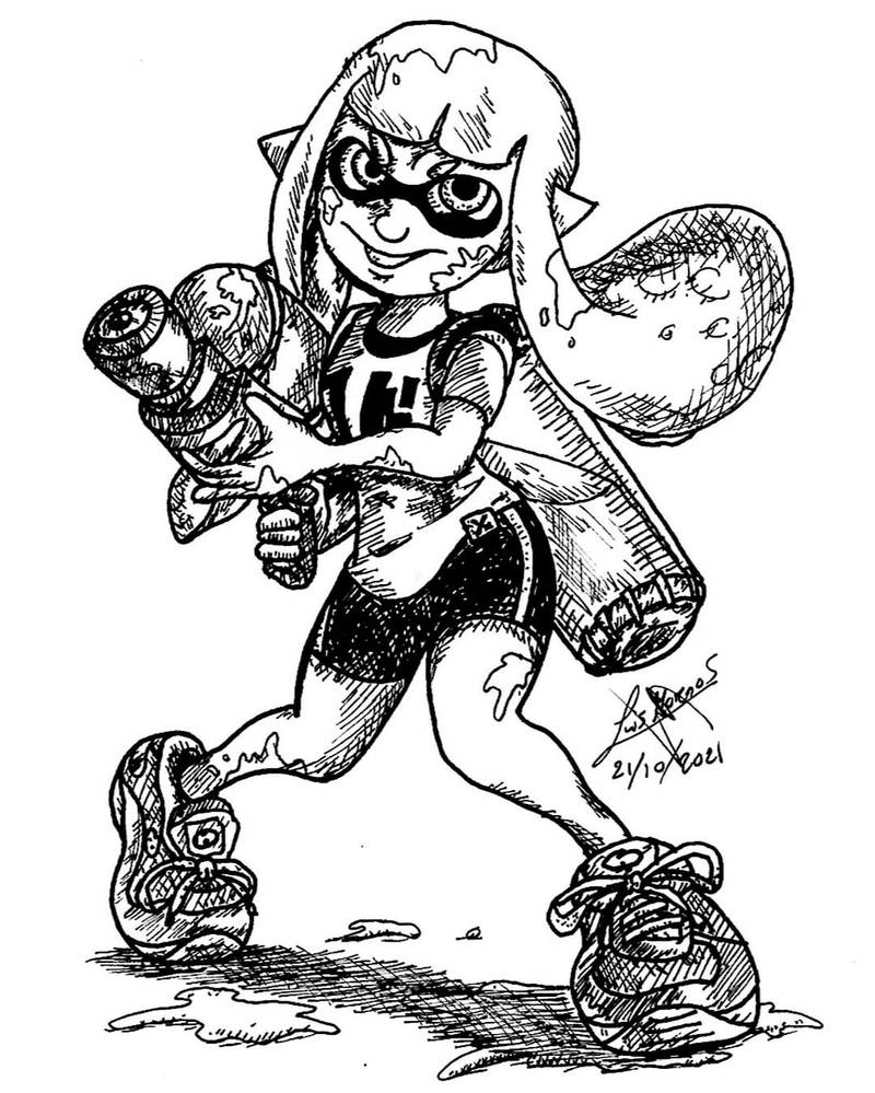 Splatoon Figure Deviantart Splatoon. by LuisHer919 on DeviantArt