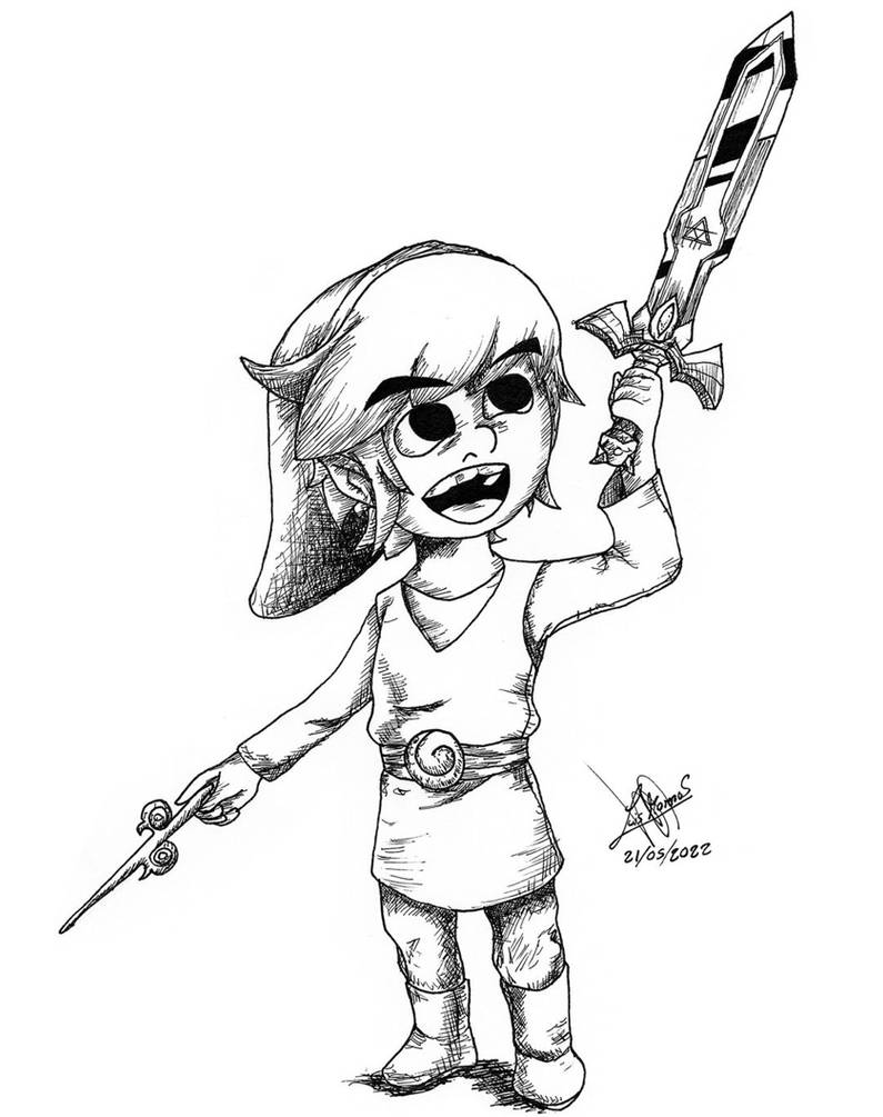 Link Wind waker. by LuisHer919 on DeviantArt
