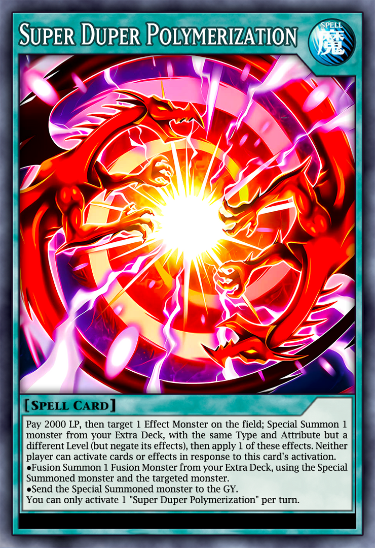 yugioh polymerization cards (A) - SGX1-ENA12 - Common Fusion Summon 1 Fusion Monster from your Extra Deck Super Polymerization Quarter Century Bonanza