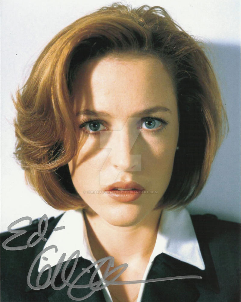 THE X FILES Gillian Anderson By TheAutographGuy On DeviantArt the-x-files-gillian-anderson-by-theautographguy-on-deviantart