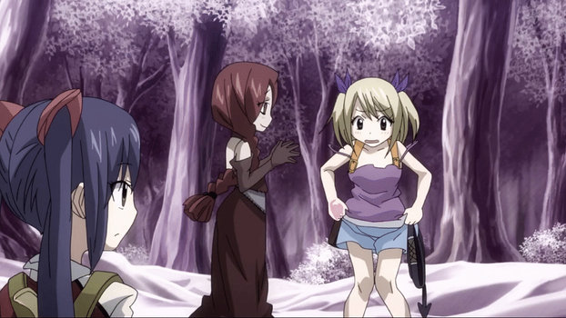 Fairy Tail - Lucy age regression #2 (gif)