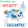 Elemental Pairs - Rainbow Dash and Flightingale