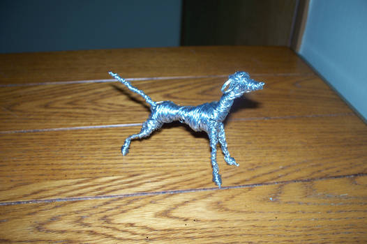 Wire Dog Figure