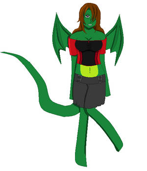 Female Dragon Anthro Attempt