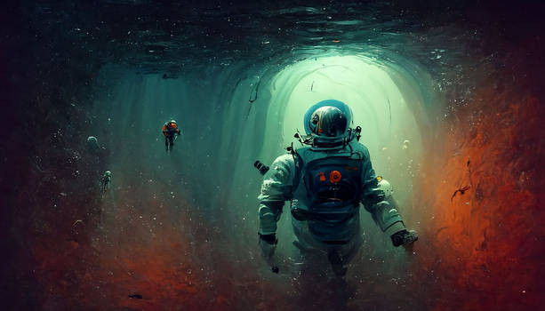 Astronaut in the Deep