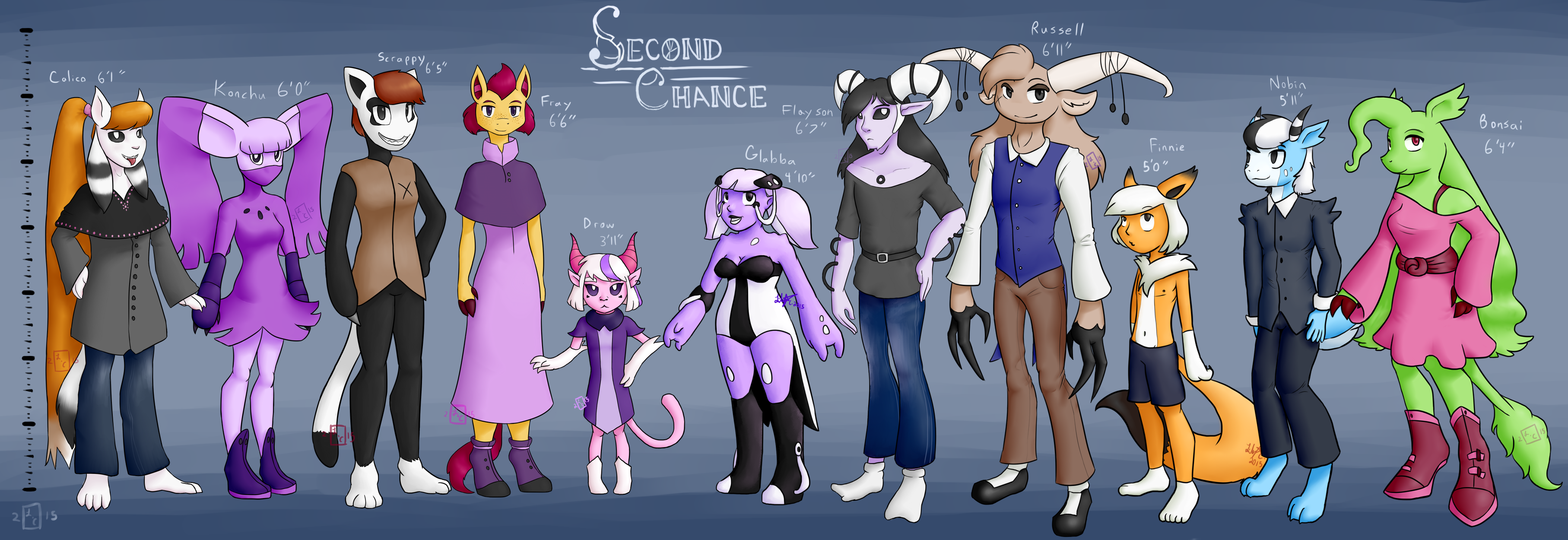 Second Chance Height Chart