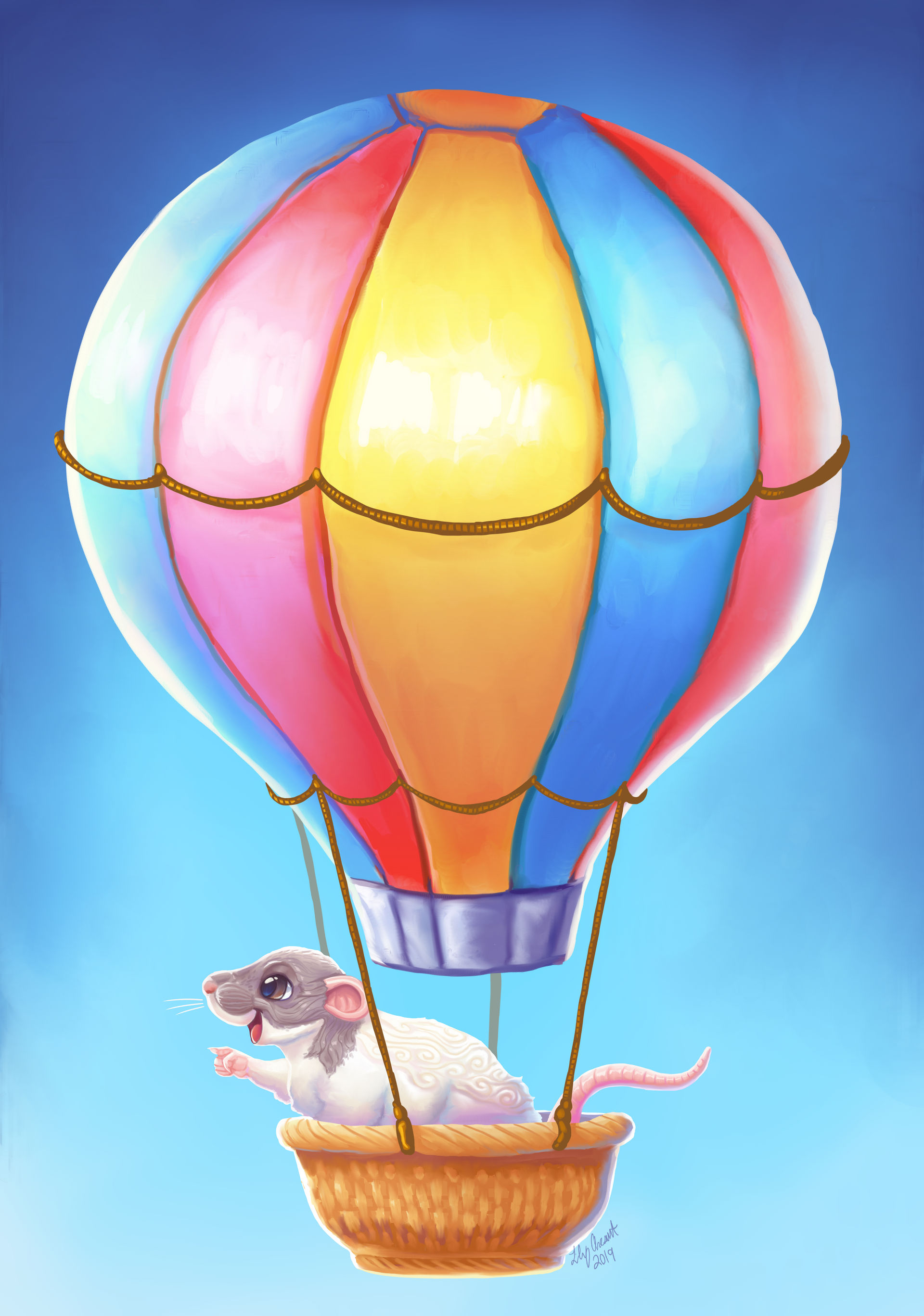 Vincent and his Balloon by BiccaBee