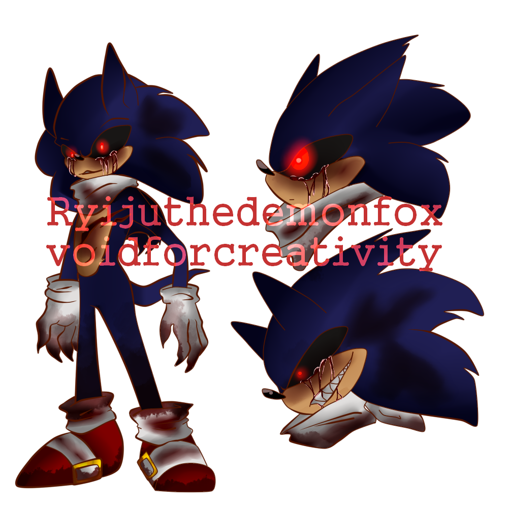 Sonic.exe redone sonic picture to Ex's version by EXandSuiHollo on  DeviantArt