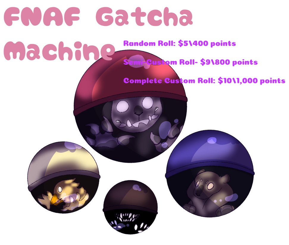 FNAF Gatcha Machine: Open