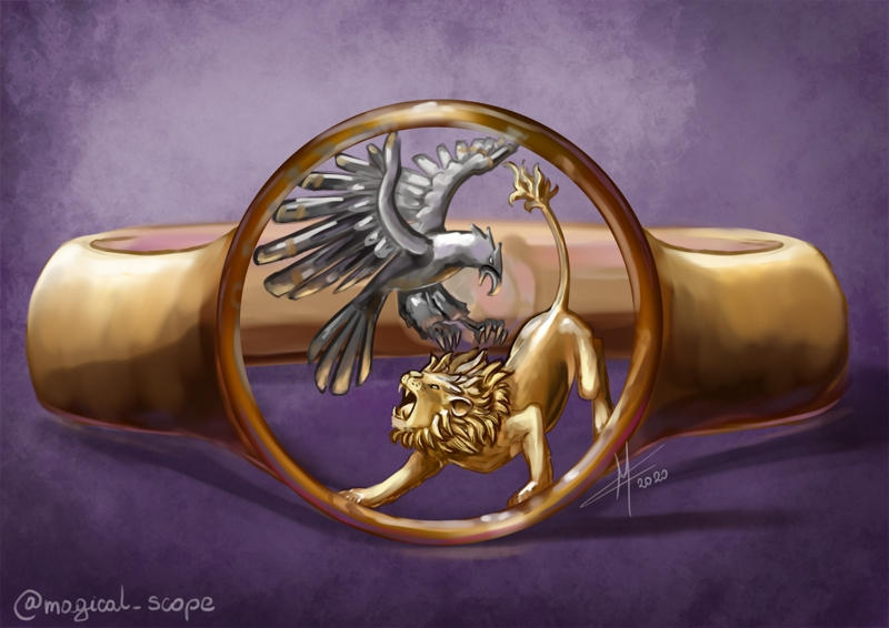 Commission: Ring design by MagicalKaleidoscope on DeviantArt
